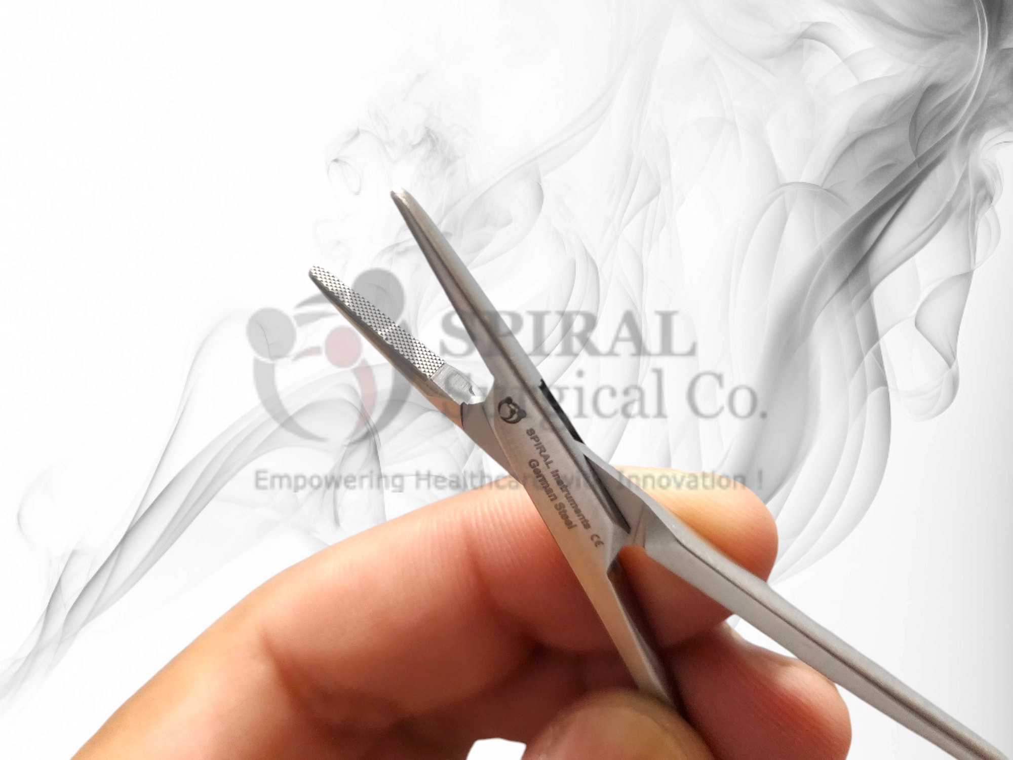 Halsey T.C. Needle Holder, 13.0cm, Serrated - Image 2