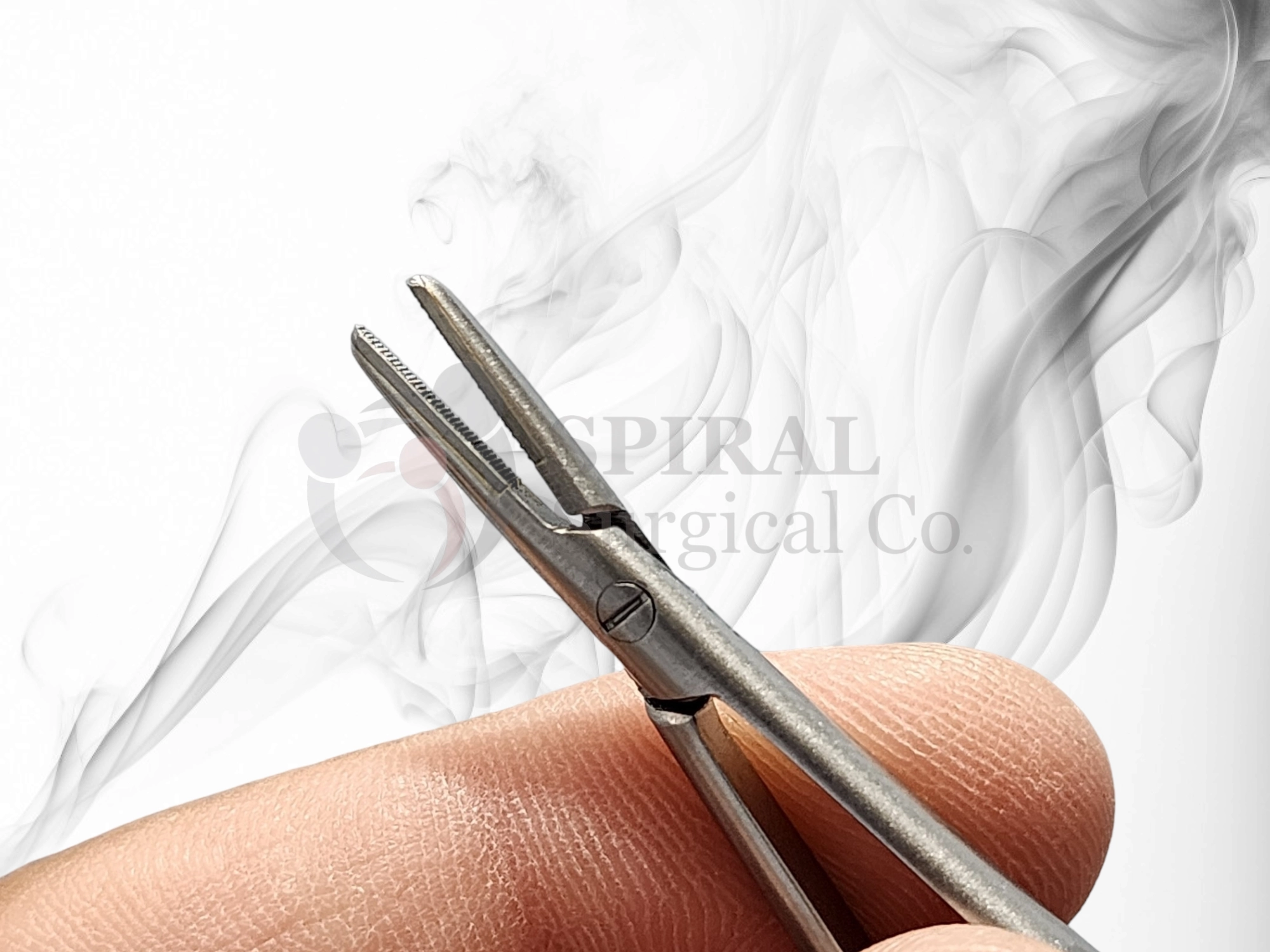 Tebbetts Intranasal T.C. Needle Holder, Bayonet, 20.5cm - Image 5